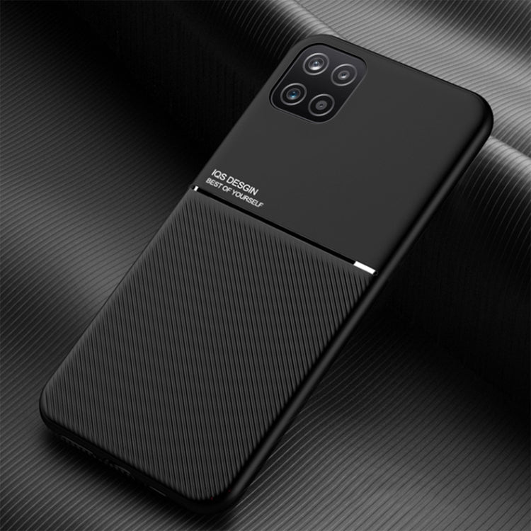 Classic Tilt Strip Grain Magnetic Shockproof PC + TPU Case For Samsung Galaxy A22 5G