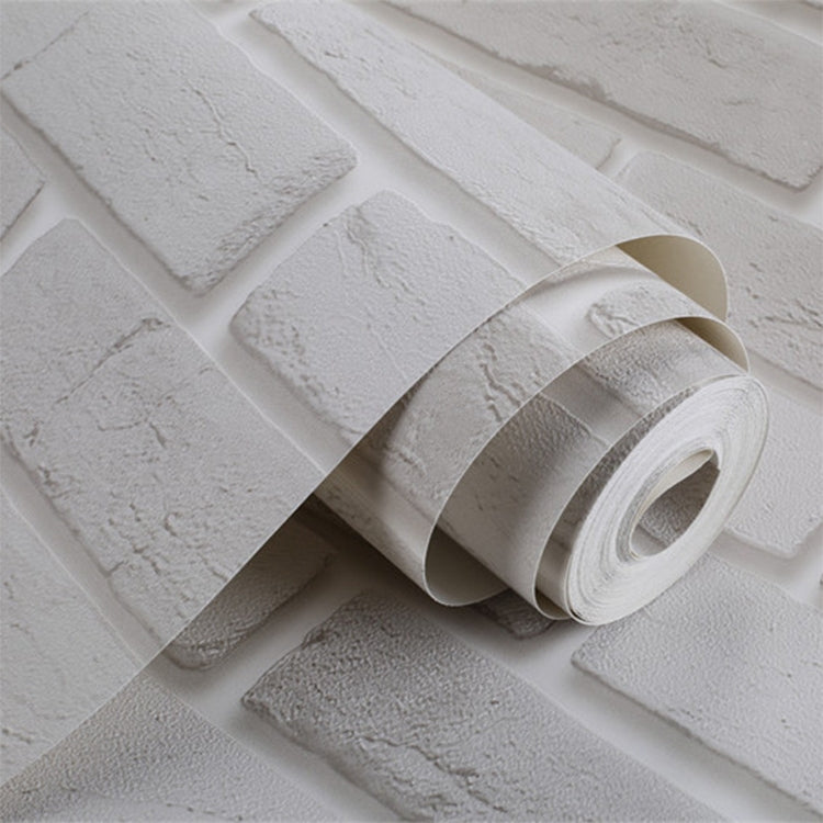 3D Three-dimensional Imitation Brick Retro Wallpaper, Size:0.53x10m