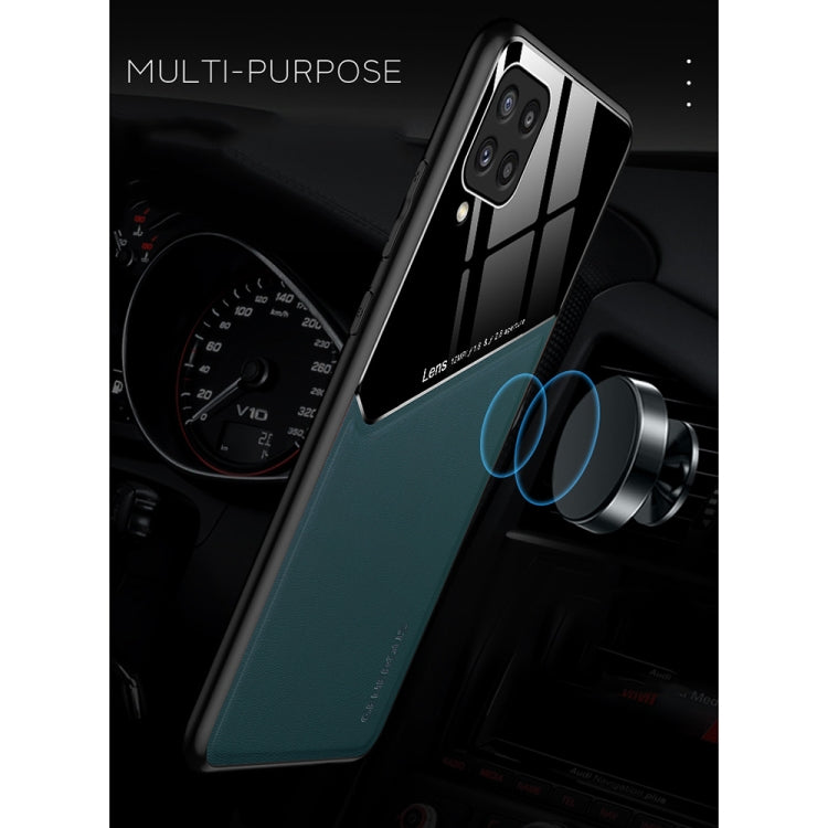 For iPhone 13 Pro All-inclusive Leather + Organic Glass Protective Case with Metal Iron Sheet