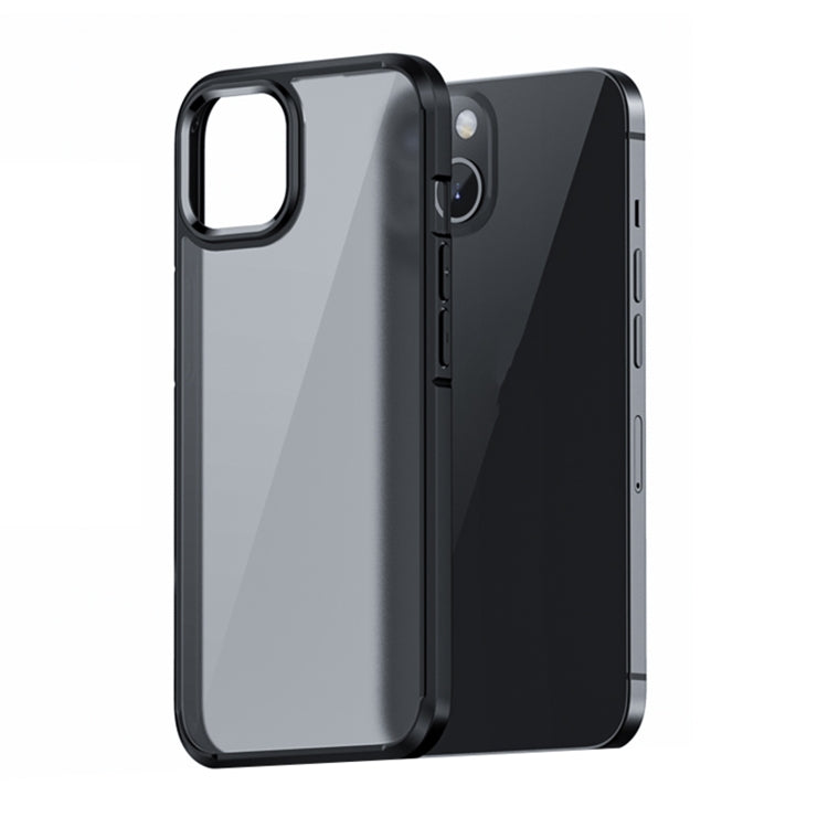 For iPhone 13 wlons Ice-Crystal Matte PC+TPU Four-corner Airbag Shockproof Case