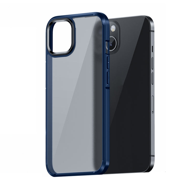 For iPhone 13 wlons Ice-Crystal Matte PC+TPU Four-corner Airbag Shockproof Case