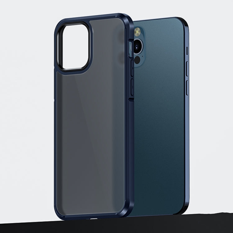 For iPhone 13 Pro Max wlons Ice-Crystal Matte PC+TPU Four-corner Airbag Shockproof Case