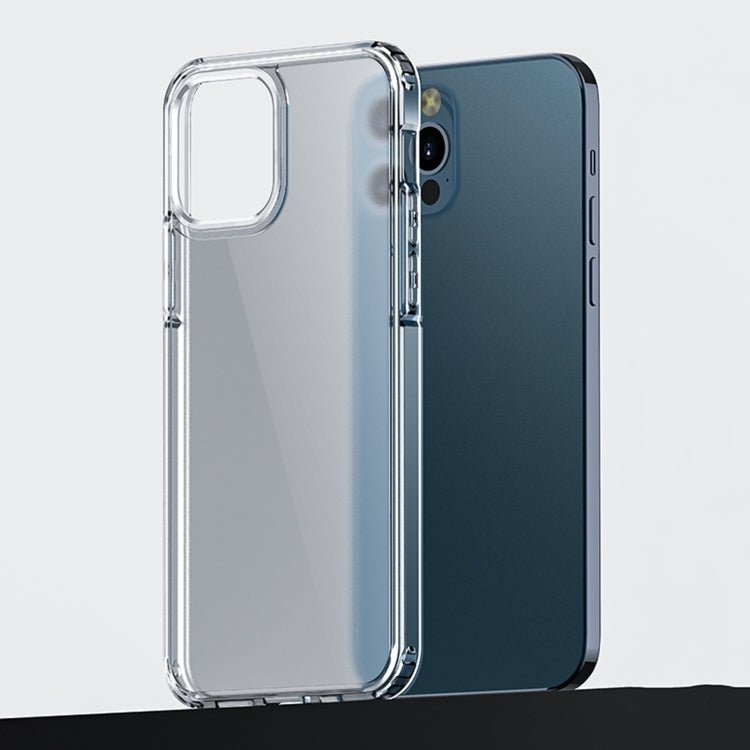 For iPhone 13 Pro Max wlons Ice-Crystal Matte PC+TPU Four-corner Airbag Shockproof Case