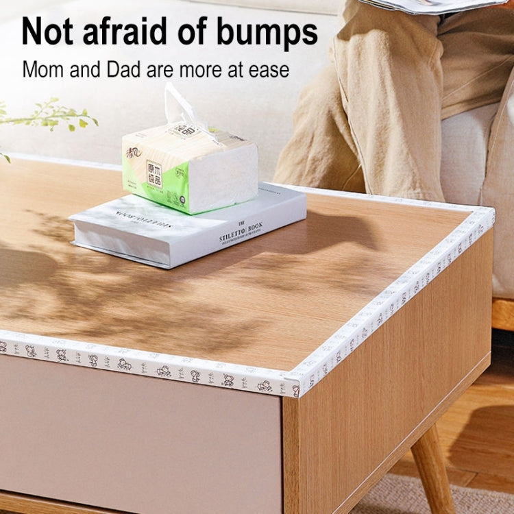 2 PCS Kitchen Mildewproof Waterproof Moisture-proof Tape Corner Line Sticker Seal, Style:Transparent Without Folding