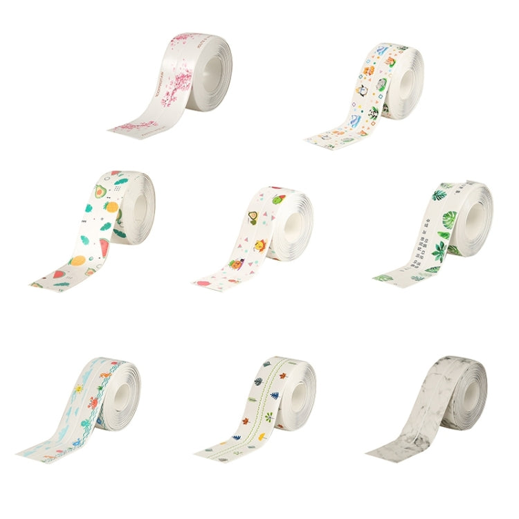3 PCS Kitchen Bathroom Anti-mildew Adhesive Tape Stove Anti-oil Sticker, Style:White Background