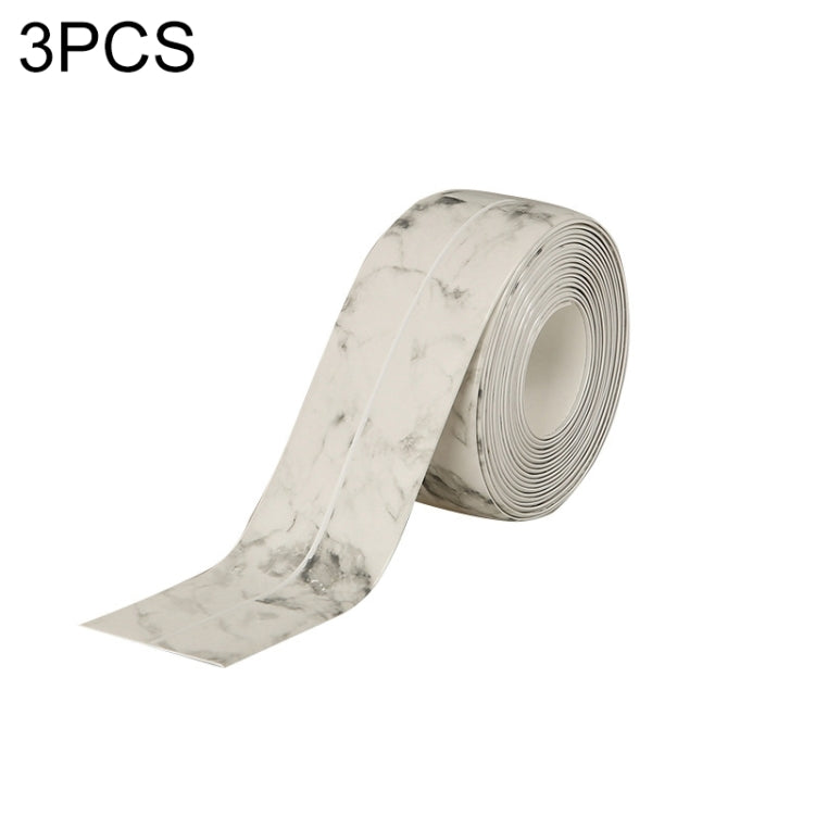 3 PCS Kitchen Bathroom Anti-mildew Adhesive Tape Stove Anti-oil Sticker, Style:White Background