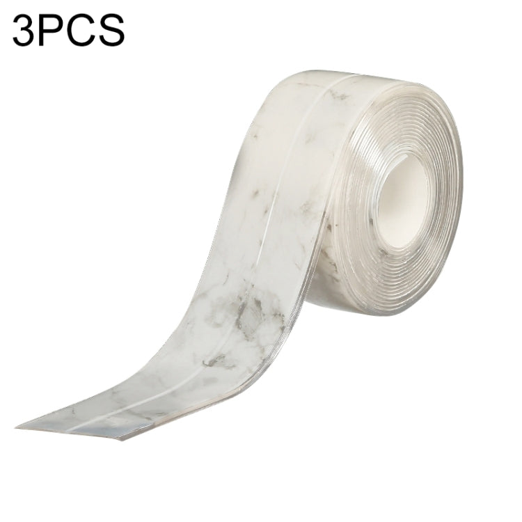 3 PCS Kitchen Bathroom Anti-mildew Adhesive Tape Stove Anti-oil Sticker, Style:Transparent