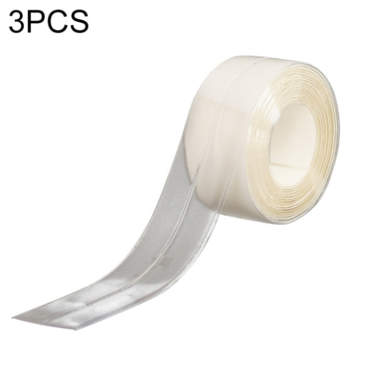 3 PCS Kitchen Bathroom Anti-mildew Adhesive Tape Stove Anti-oil Sticker, Style:Transparent