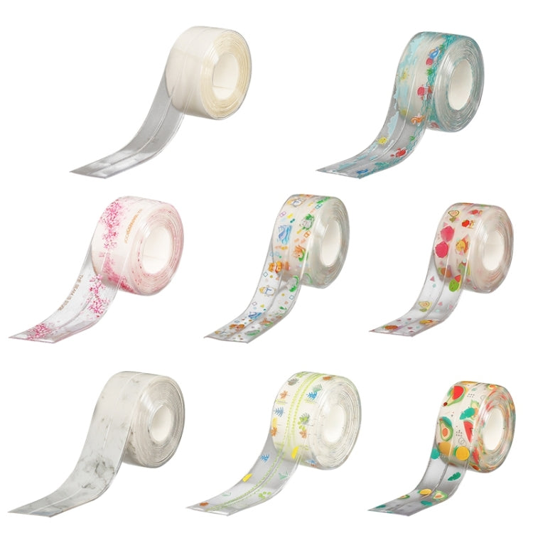 3 PCS Kitchen Bathroom Anti-mildew Adhesive Tape Stove Anti-oil Sticker, Style:Transparent