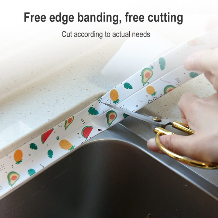 3 PCS Kitchen Bathroom Anti-mildew Adhesive Tape Stove Anti-oil Sticker, Style:Transparent