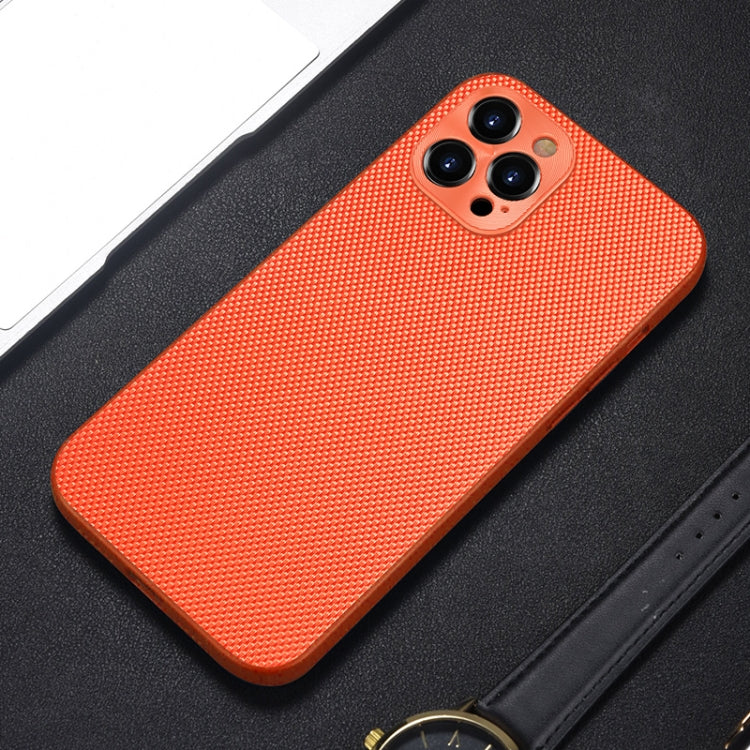 For iPhone 13 mini Accurate Hole Braided Nylon Heat Dissipation PC + TPU Protective Case