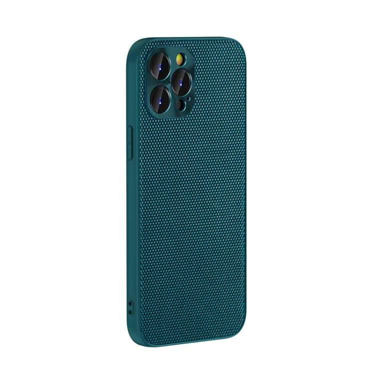 For iPhone 13 mini Accurate Hole Braided Nylon Heat Dissipation PC + TPU Protective Case