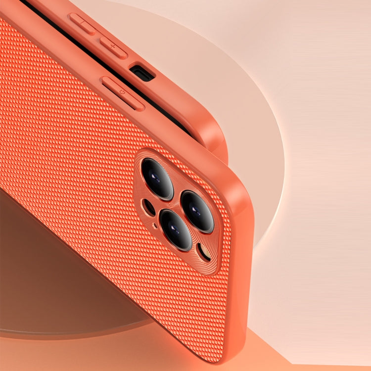 For iPhone 13 mini Accurate Hole Braided Nylon Heat Dissipation PC + TPU Protective Case