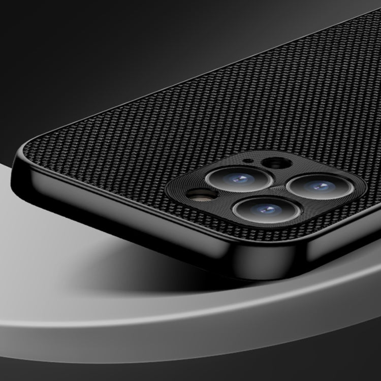 For iPhone 13 Pro Accurate Hole Braided Nylon Heat Dissipation PC + TPU Protective Case