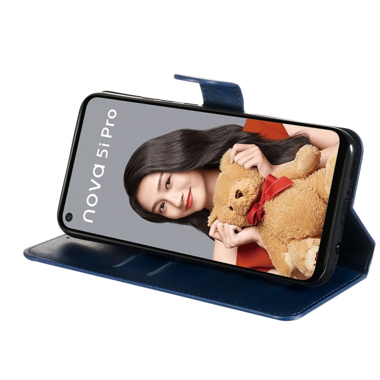 For Huawei nova 5i Pro/Mate 30 Lite Classic Calf Texture Horizontal Flip PU Leather Case, with Holder & Card Slots & Wallet