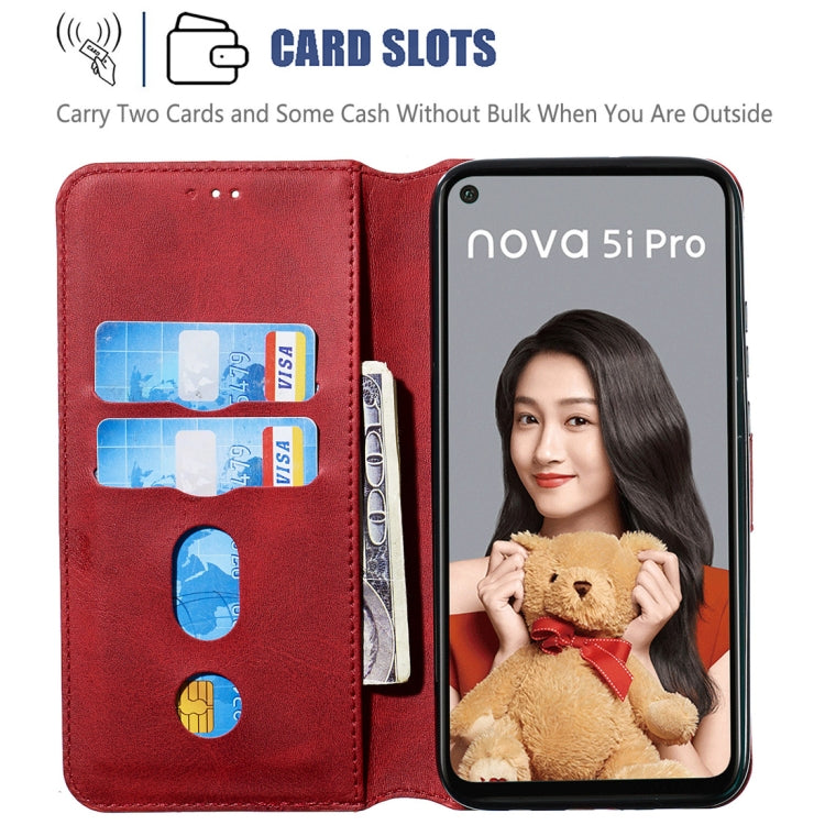 For Huawei nova 5i Pro/Mate 30 Lite Classic Calf Texture Horizontal Flip PU Leather Case, with Holder & Card Slots & Wallet