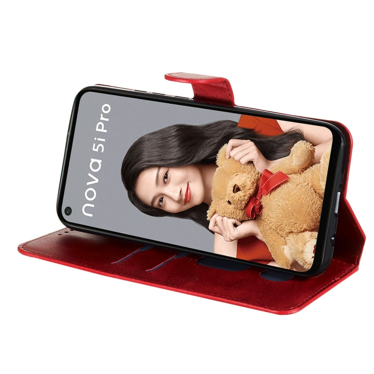 For Huawei nova 5i Pro/Mate 30 Lite Classic Calf Texture Horizontal Flip PU Leather Case, with Holder & Card Slots & Wallet
