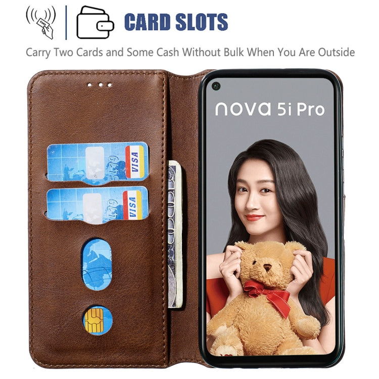 For Huawei nova 5i Pro/Mate 30 Lite Classic Calf Texture Horizontal Flip PU Leather Case, with Holder & Card Slots & Wallet