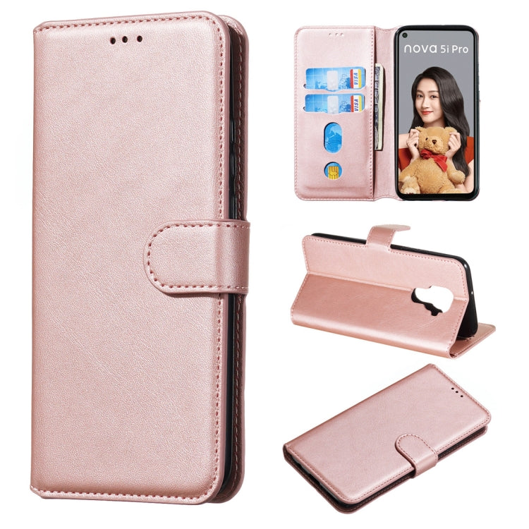 For Huawei nova 5i Pro/Mate 30 Lite Classic Calf Texture Horizontal Flip PU Leather Case, with Holder & Card Slots & Wallet