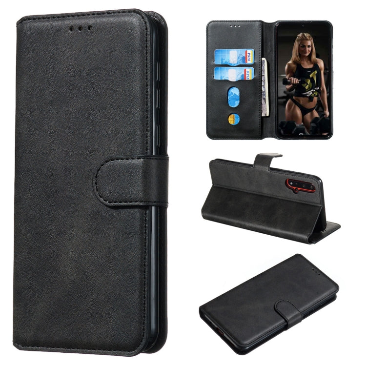 For Huawei nova 5 / nova 5 Pro Classic Calf Texture Horizontal Flip PU Leather Case, with Holder & Card Slots & Wallet