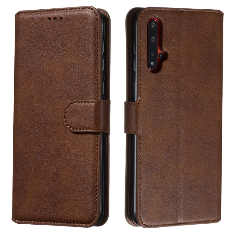 For Huawei nova 5 / nova 5 Pro Classic Calf Texture Horizontal Flip PU Leather Case, with Holder & Card Slots & Wallet