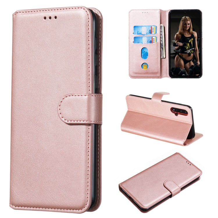 For Huawei nova 5 / nova 5 Pro Classic Calf Texture Horizontal Flip PU Leather Case, with Holder & Card Slots & Wallet
