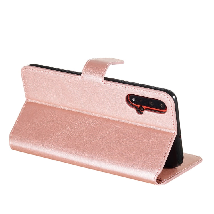 For Huawei nova 5 / nova 5 Pro Classic Calf Texture Horizontal Flip PU Leather Case, with Holder & Card Slots & Wallet