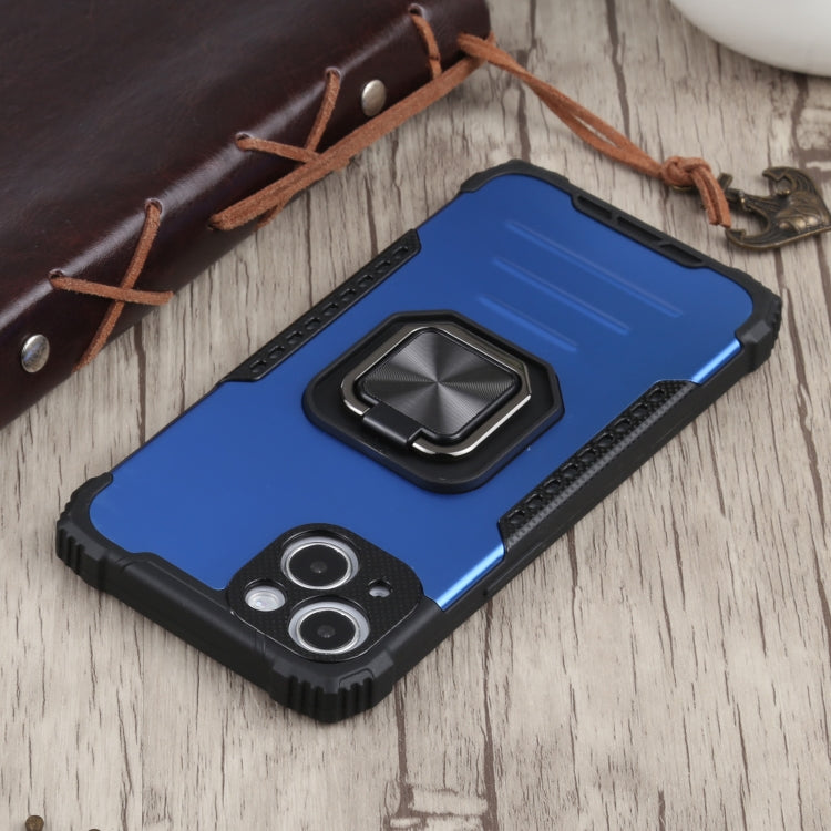 For iPhone 13 mini Fierce Warrior Series Armor All-inclusive Shockproof Aluminum Alloy + TPU Protective Case with Ring Holder