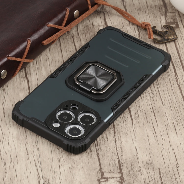 For iPhone 13 Pro Fierce Warrior Series Armor All-inclusive Shockproof Aluminum Alloy + TPU Protective Case with Ring Holder