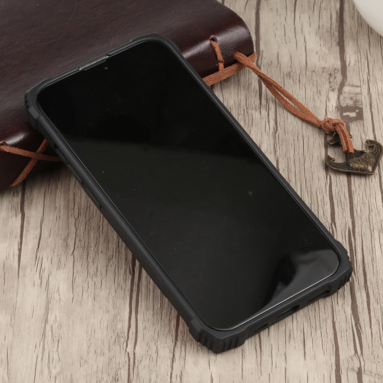 For iPhone 13 Pro Max Fierce Warrior Series Armor All-inclusive Shockproof Aluminum Alloy + TPU Protective Case with Ring Holder