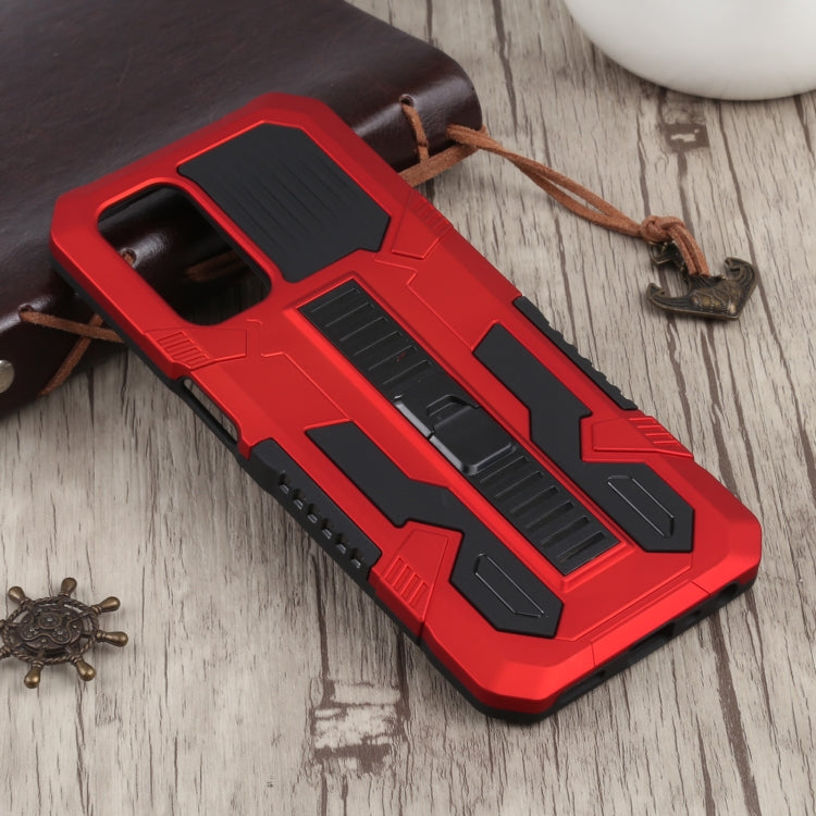 For OnePlus Nord N200 5G Vanguard Warrior All Inclusive Double-color Shockproof TPU + PC Protective Case with Holder