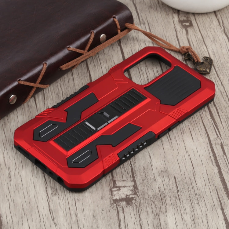 For OnePlus Nord N200 5G Vanguard Warrior All Inclusive Double-color Shockproof TPU + PC Protective Case with Holder
