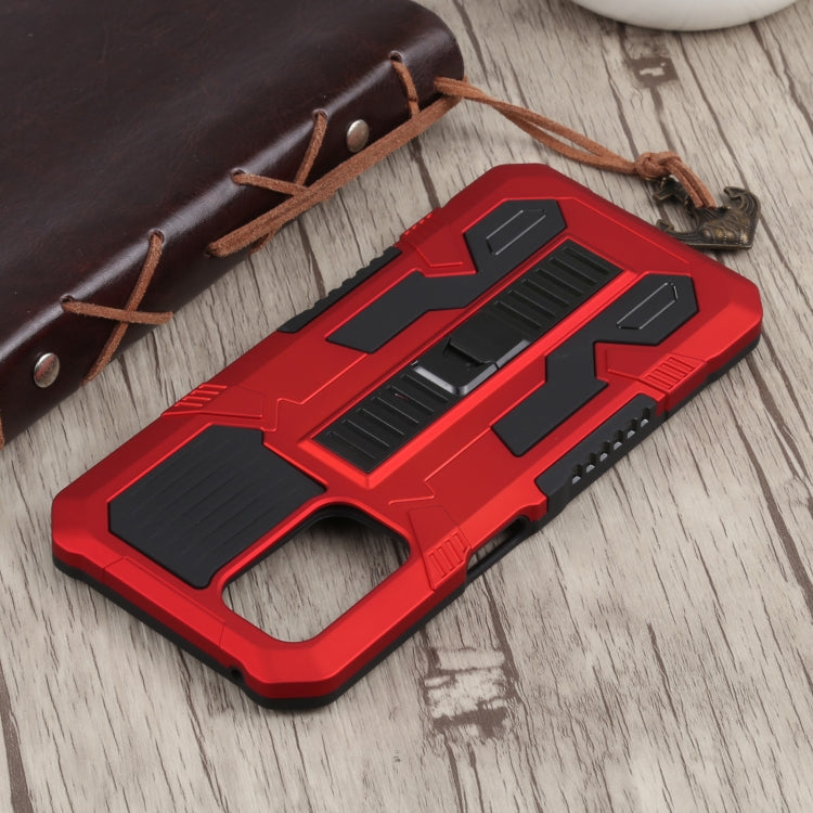 For OnePlus Nord N200 5G Vanguard Warrior All Inclusive Double-color Shockproof TPU + PC Protective Case with Holder