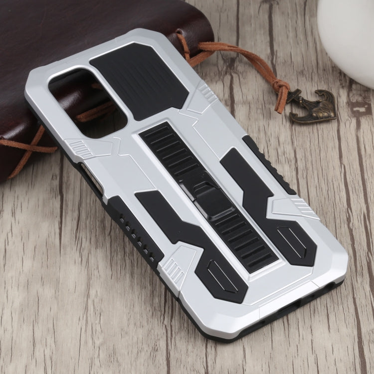 For OnePlus Nord N200 5G Vanguard Warrior All Inclusive Double-color Shockproof TPU + PC Protective Case with Holder