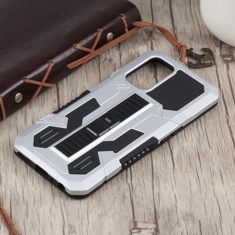 For OnePlus Nord N200 5G Vanguard Warrior All Inclusive Double-color Shockproof TPU + PC Protective Case with Holder