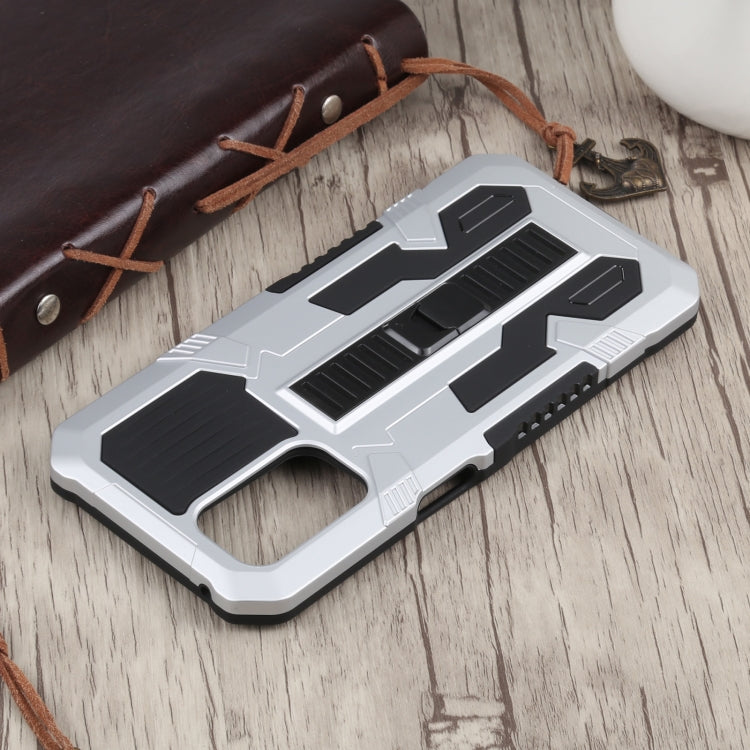 For OnePlus Nord N200 5G Vanguard Warrior All Inclusive Double-color Shockproof TPU + PC Protective Case with Holder