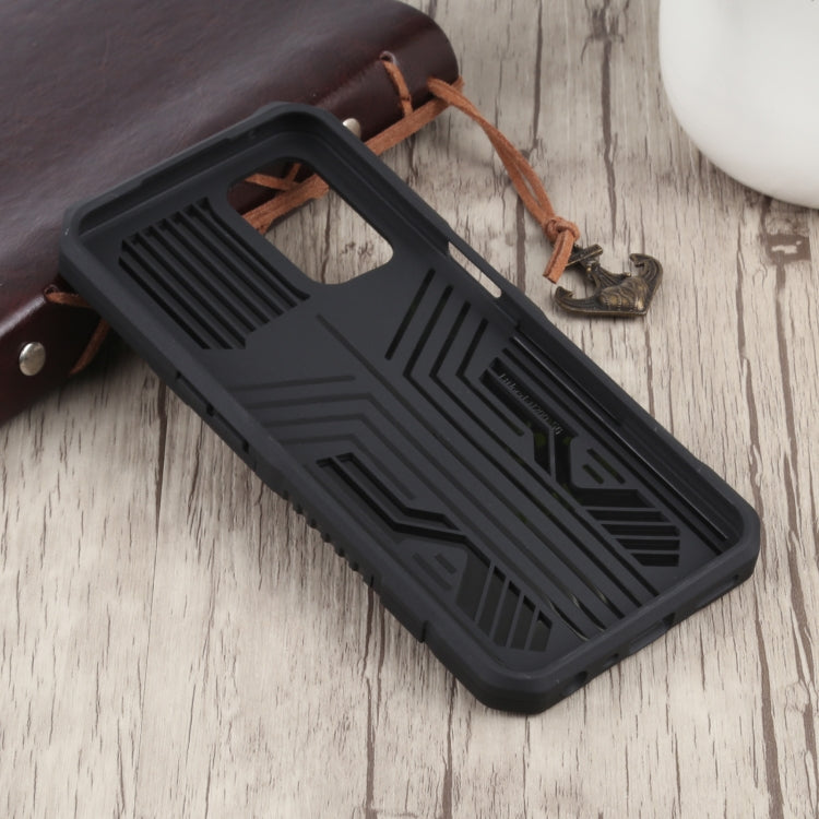 For OnePlus Nord N200 5G Vanguard Warrior All Inclusive Double-color Shockproof TPU + PC Protective Case with Holder