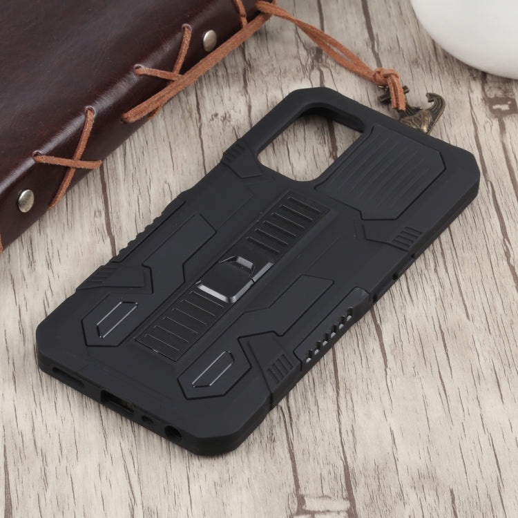 For OnePlus Nord N200 5G Vanguard Warrior All Inclusive Double-color Shockproof TPU + PC Protective Case with Holder