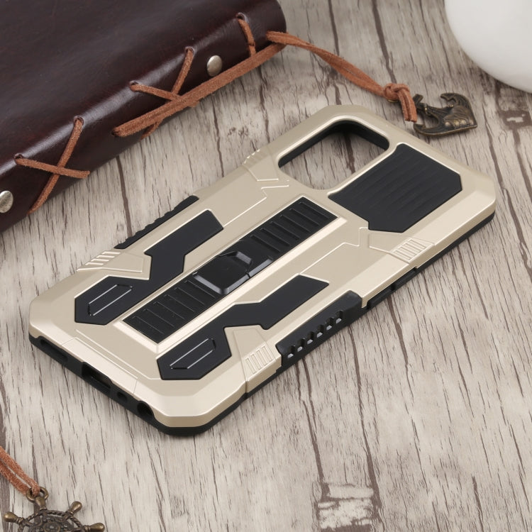 For OnePlus Nord N200 5G Vanguard Warrior All Inclusive Double-color Shockproof TPU + PC Protective Case with Holder