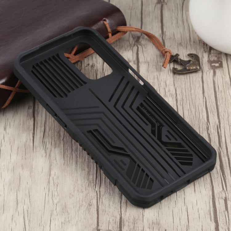 For OnePlus Nord N200 5G Vanguard Warrior All Inclusive Double-color Shockproof TPU + PC Protective Case with Holder