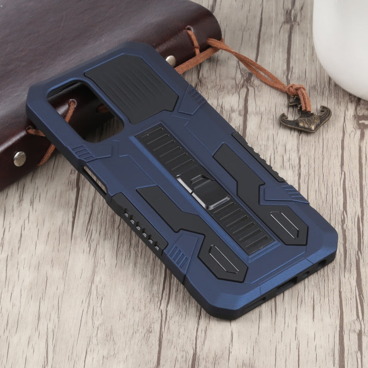For OnePlus Nord N200 5G Vanguard Warrior All Inclusive Double-color Shockproof TPU + PC Protective Case with Holder