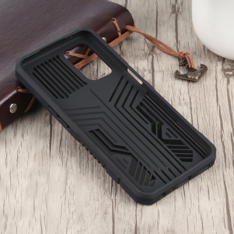 For OnePlus Nord N200 5G Vanguard Warrior All Inclusive Double-color Shockproof TPU + PC Protective Case with Holder