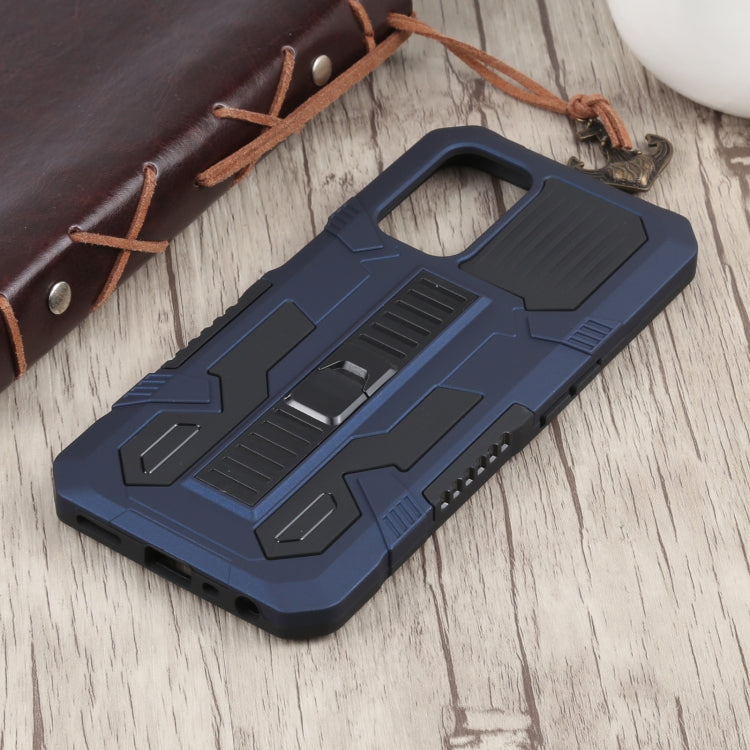 For OnePlus Nord N200 5G Vanguard Warrior All Inclusive Double-color Shockproof TPU + PC Protective Case with Holder