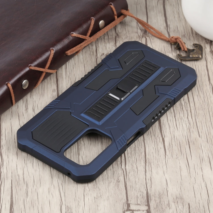 For OnePlus Nord N200 5G Vanguard Warrior All Inclusive Double-color Shockproof TPU + PC Protective Case with Holder