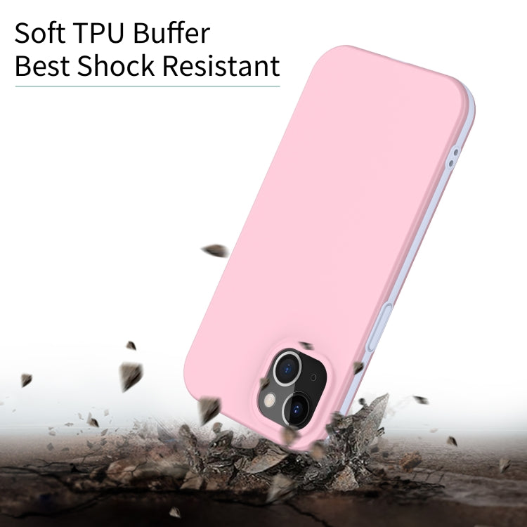For iPhone 13 Dual-color 360 Degrees Full Coverage Protective PC + TPU Shockproof Case