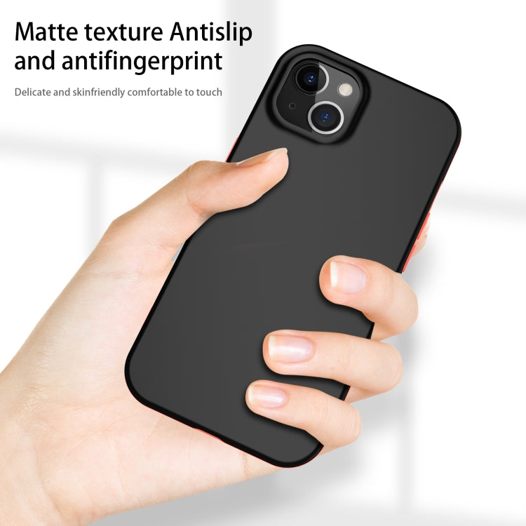 For iPhone 13 Dual-color 360 Degrees Full Coverage Protective PC + TPU Shockproof Case