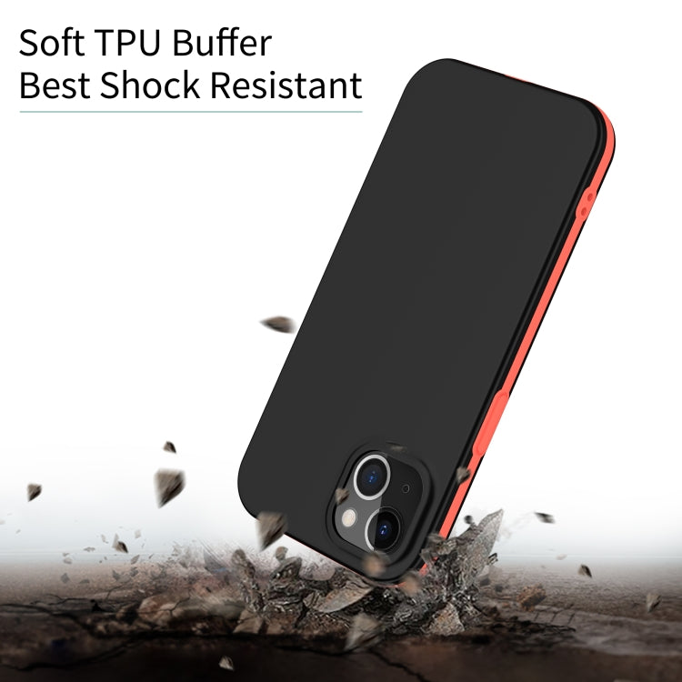 For iPhone 13 Dual-color 360 Degrees Full Coverage Protective PC + TPU Shockproof Case