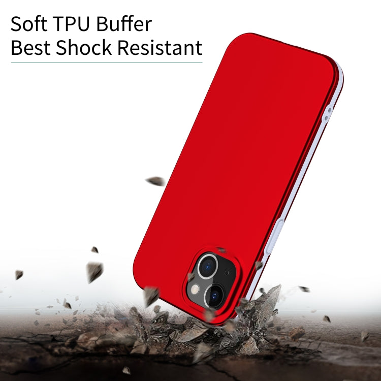 For iPhone 13 Dual-color 360 Degrees Full Coverage Protective PC + TPU Shockproof Case
