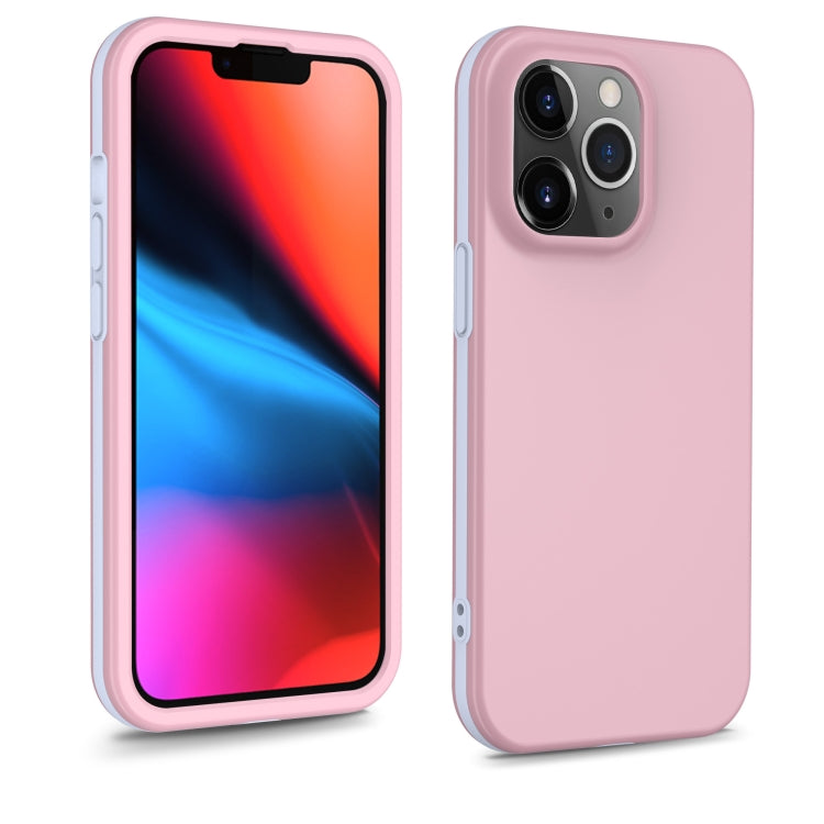 For iPhone 13 Pro Dual-color 360 Degrees Full Coverage Protective PC + TPU Shockproof Case