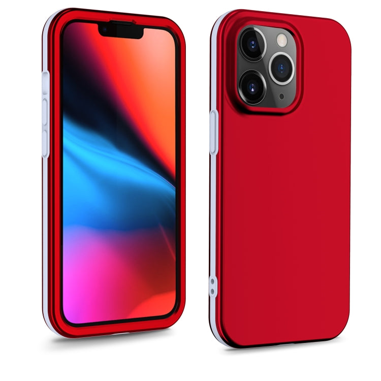 For iPhone 13 Pro Dual-color 360 Degrees Full Coverage Protective PC + TPU Shockproof Case